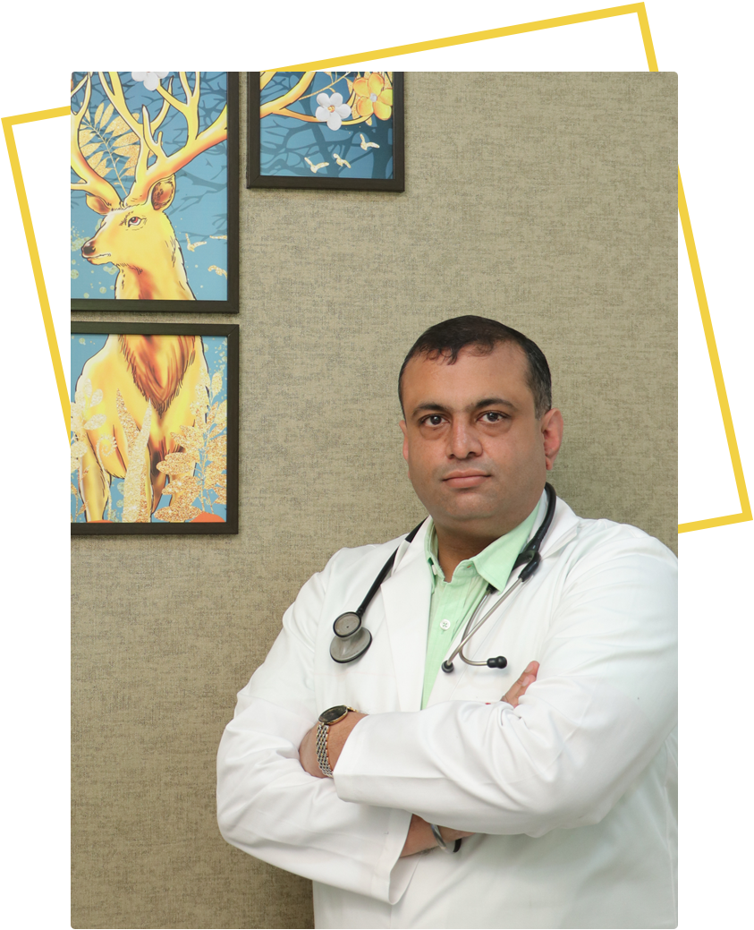 Dr Sandeep Goel Best Neurologist In Jalandhar, Punjab, India standing image